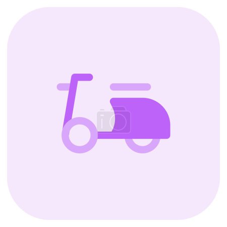 Illustration for Scooter, popular for personal transportation. - Royalty Free Image