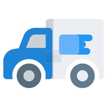 Illustration for Delivery car for transporting goods and shipment. - Royalty Free Image