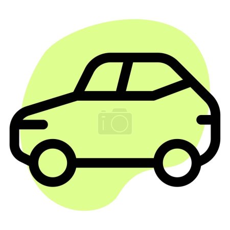 Illustration for Spacious and efficient mid-sized automobile - Royalty Free Image