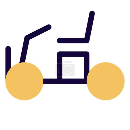 Téléchargez les illustrations : Quadricycles utilisés pour les loisirs sur les plages - en licence libre de droit