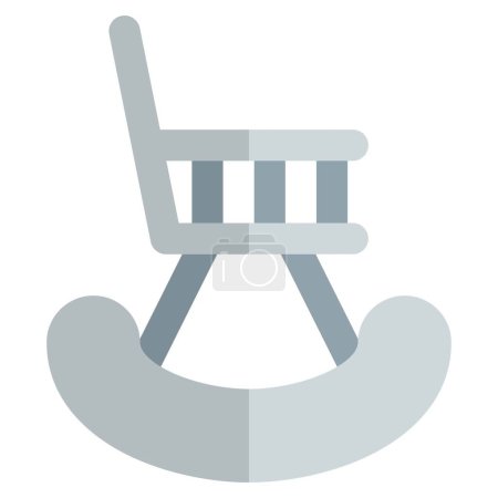 Illustration for Rocking chair for lounge and living areas. - Royalty Free Image