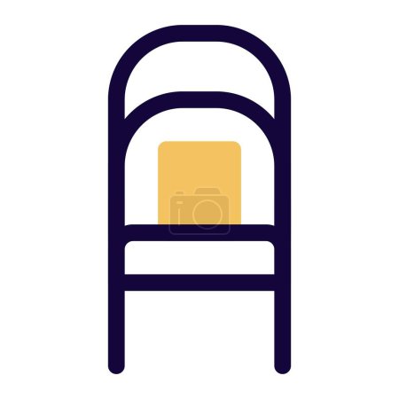Téléchargez les illustrations : Chaise portative couramment utilisée pour le transport de passagers - en licence libre de droit