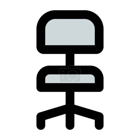 Illustration for Revolving chair commonly used in offices - Royalty Free Image