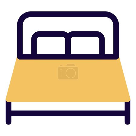 Illustration for Sleeper sofa for lounging in small rooms - Royalty Free Image