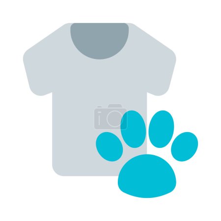 Illustration for Store sells clothing for animal rescue teams. - Royalty Free Image
