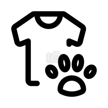 Illustration for Store sells clothing for animal rescue teams. - Royalty Free Image