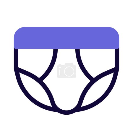 Illustration for Well fitted underwear for man's comfort. - Royalty Free Image