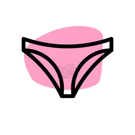 Illustration for Panties, garments for the intimate body area. - Royalty Free Image