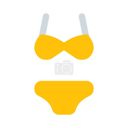 Illustration for Comfortable beachwear or swimsuit for women. - Royalty Free Image