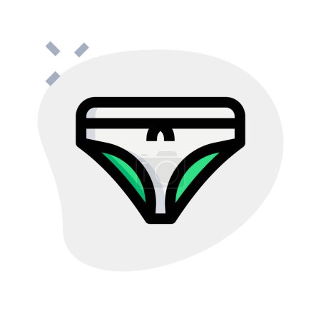 Illustration for Fashionable panties come with a trendy pattern. - Royalty Free Image