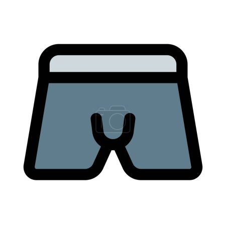 Illustration for Stretchable boxers with a comfortable style. - Royalty Free Image
