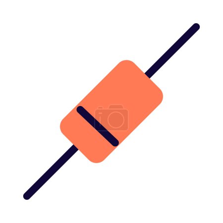 Illustration for Schottky, high-speed diode with low voltage drop. - Royalty Free Image