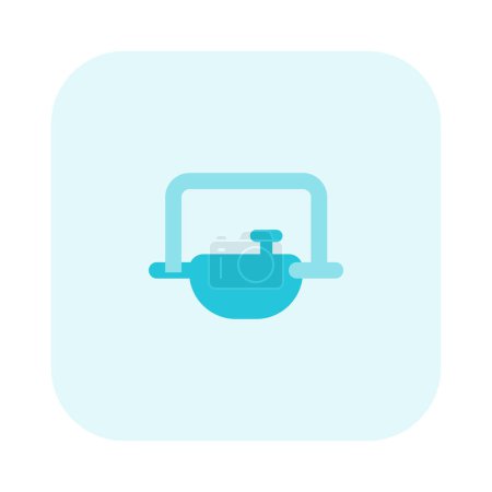 Illustration for Sink for washing hands to maintain hygiene - Royalty Free Image