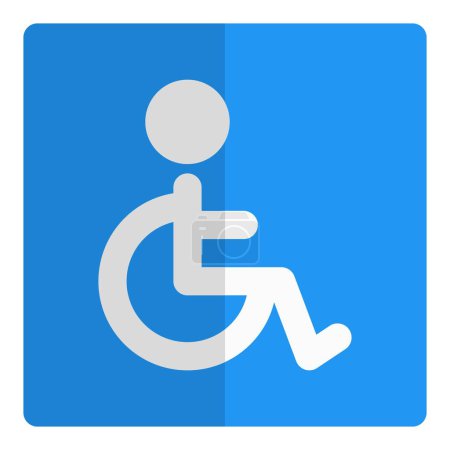 Illustration for Mobility-challenged vehicles available at bus terminal. - Royalty Free Image