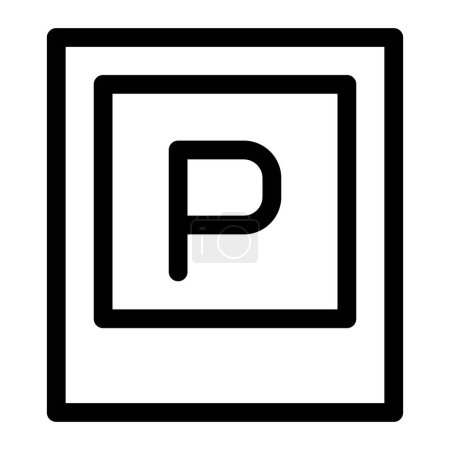 Téléchargez les illustrations : Parking, un espace spécifique pour les véhicules. - en licence libre de droit