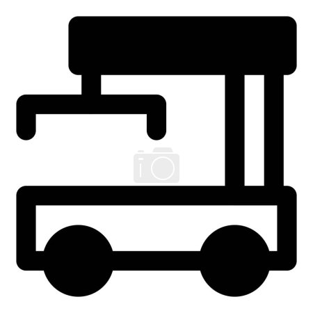 Illustration for Equipment loading containers onto ships efficiently. - Royalty Free Image