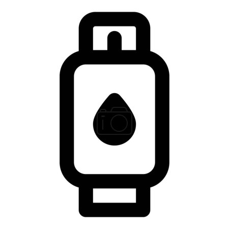 Illustration for Gas tank container for automobile. - Royalty Free Image
