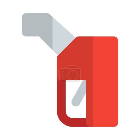 Foto de Boquilla de gasolina, dispositivo utilizado para llenar combustible en vehículos. - Imagen libre de derechos
