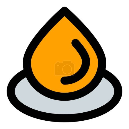 Illustration for Oil or petroleum used to propel vehicles. - Royalty Free Image