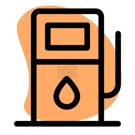 Téléchargez les illustrations : Pompe à essence pour la distribution d'essence. - en licence libre de droit