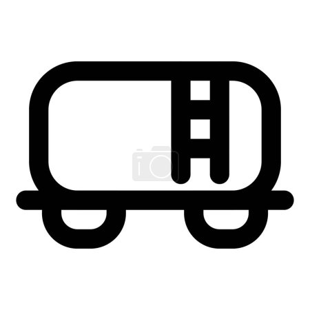 Téléchargez les illustrations : Système de transport ferroviaire de cargaisons liquides. - en licence libre de droit