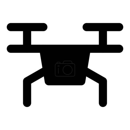 Illustration for Drone, an unnamed aircraft or flying vehicle. - Royalty Free Image
