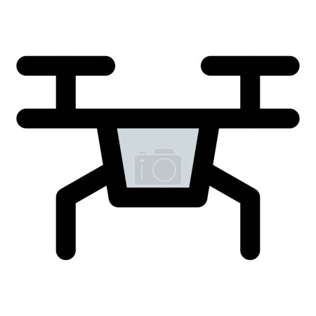 Illustration for Drone, an unnamed aircraft or flying vehicle. - Royalty Free Image