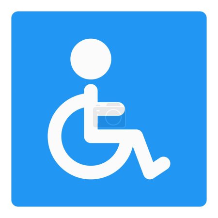 Illustration for Accessibility, barrier free access for people. - Royalty Free Image