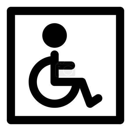 Téléchargez les illustrations : Accessibilité, accès sans obstacle pour les personnes. - en licence libre de droit