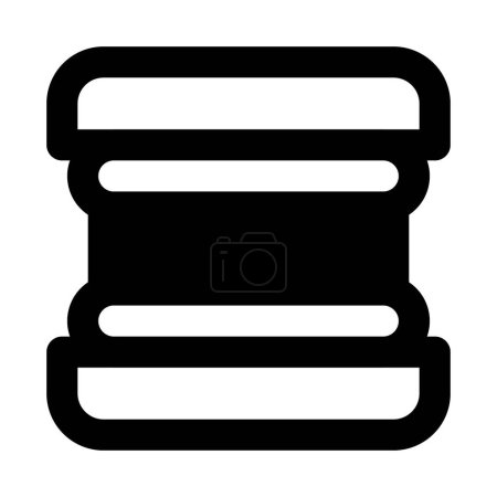 Téléchargez les illustrations : Service de hamburger disponible dans les lieux publics. - en licence libre de droit