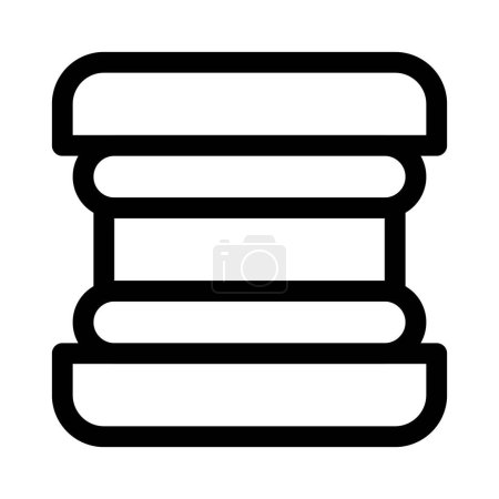 Téléchargez les illustrations : Service de hamburger disponible dans les lieux publics. - en licence libre de droit