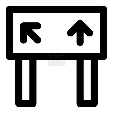 Ilustración de Signos que proporcionan orientación o indicaciones. - Imagen libre de derechos