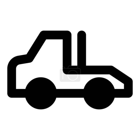 Illustration for Disabled vehicles transported via tow truck. - Royalty Free Image