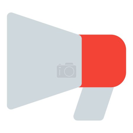 Illustration for Megaphone, a device for raising sound. - Royalty Free Image