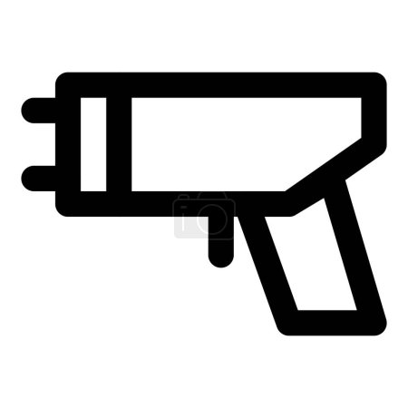 Illustration for Taser gun, an electric self-defense tool. - Royalty Free Image