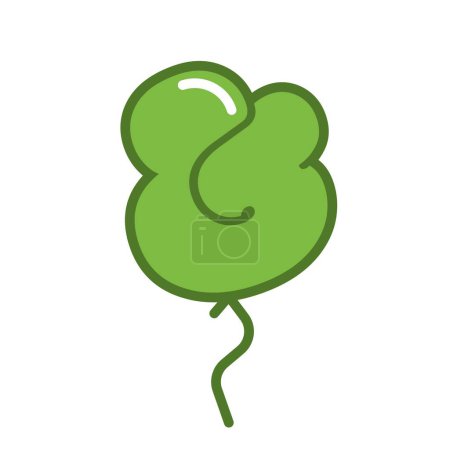 Illustration for Balloon decoration with ampersand symbol. - Royalty Free Image