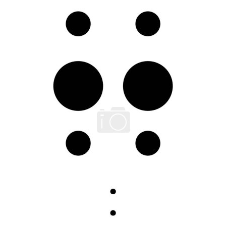 Braille utilisé pour indiquer le symbole du côlon.