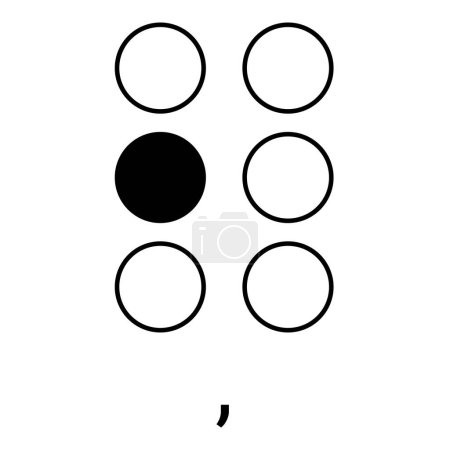 Foto de Un solo punto que indica el símbolo de coma. - Imagen libre de derechos