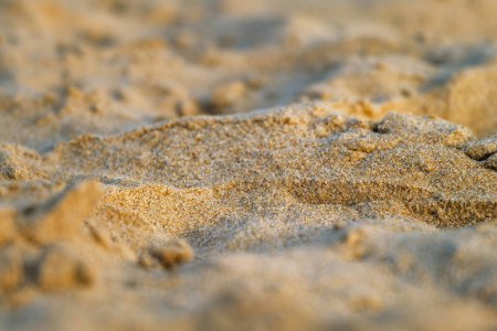 Photo for Fine beach sand close up texture background - Royalty Free Image