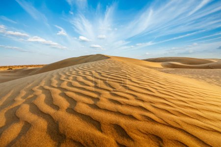 Foto de Dunas del desierto de Thar. Dunas Sam Sand, Rajastán, India - Imagen libre de derechos