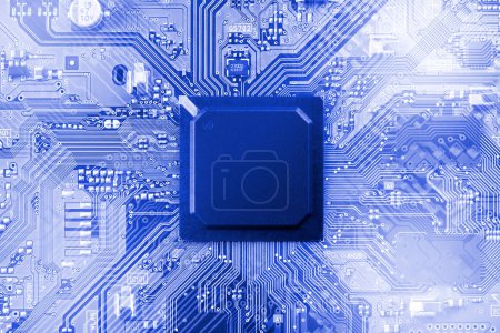 Photo for Electronic circuit board. Technology concept - Royalty Free Image