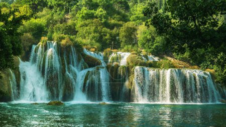 Wasserfälle im Nationalpark Krka in Kroatien, Hintergrund der Reise
