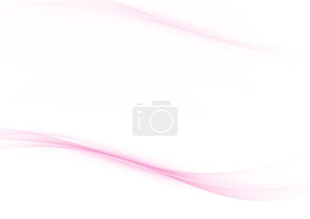 Illustration for Light red to pink soft smoke halftone line over white background. Vector illustration - Royalty Free Image