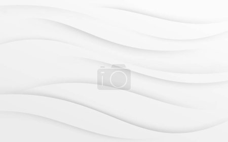 Photo for Grey background with soft transparent smoky swooshy lines. Vector illustration - Royalty Free Image