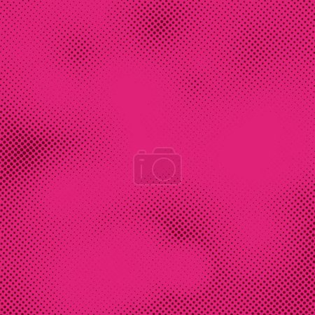 Photo for Cherry color pop art comic book style dotted web or print background template. Vector illustration - Royalty Free Image