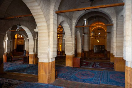 Interior of the Great Mosque in Sousse, Tunisia