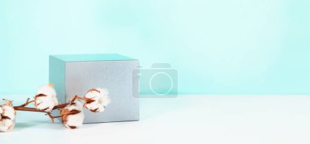 Photo for Abstract minimal scene for mockup products, stage showcase, promotion display. Panorama. - Royalty Free Image