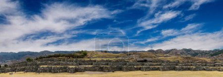 Photo for Saksaywaman, the ruined citadel on the northern outskirts of Cusco, Peru, the lost capital of Incan empire - Royalty Free Image