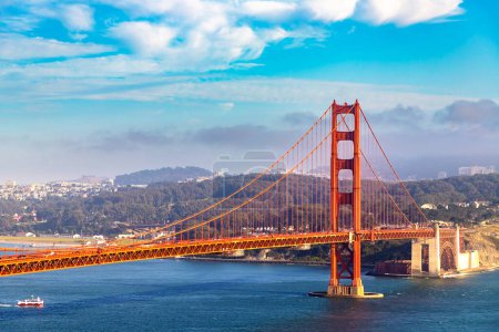Blick auf die Golden Gate Bridge in San Francisco, Kalifornien, USA