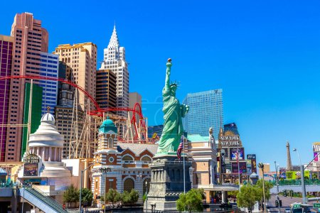 Téléchargez les photos : LAS VEGAS, États-Unis - 29 MARS 2020 : New York Hotel and Casino à Las Vegas, Nevada, États-Unis - en image libre de droit